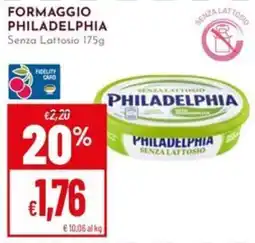 Pan Formaggio Philadelphia senza lattosio offerta