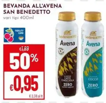 Pan Beveranda all'avena San Benedetto offerta