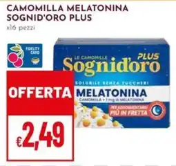 Pan Camomilla melatonina Sognid'oro Plus offerta