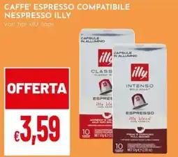 Pan Caffè espresso compatibile Nespresso Illy offerta