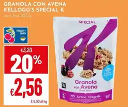 Pan Granola con Avena Kellogg's Special K offerta