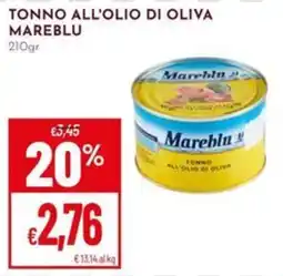 Pan Tonno all'olio di oliva Mareblu offerta