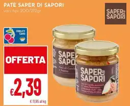 Pan Paté Saper di Sapori offerta