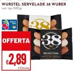 Pan Wurstel servelade 38 Wuber offerta