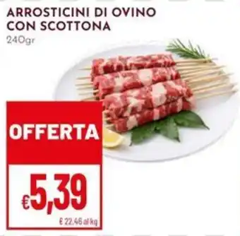 Pan Arrosticini di ovino con scottona offerta