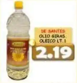 MercADone Olio girasole oleico De Santis offerta