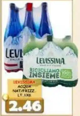 MercADone Levissima acqua naturale frizzante offerta