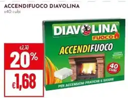Pan Accendifuoco Diavolina offerta