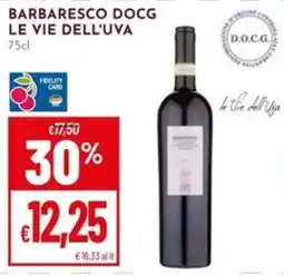 Pan Barbaresco Docg Le Vie Dell'uva offerta