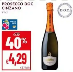 Pan Prosecco Doc Cinzano offerta