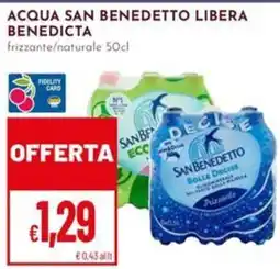 Pan Acqua San Benedetto Libera Benedicta offerta