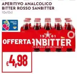 Pan Aperitivo analcolico bitter rosso Sanbitter offerta
