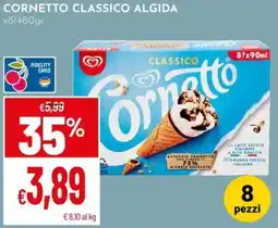 Pan Cornetto Classico Algida offerta