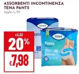 Pan Assorbenti incontinenza Tena Pants offerta