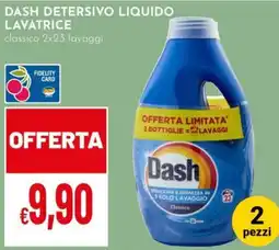 Pan Dash detersivo liquido lavatrice classico offerta