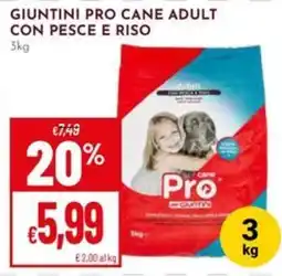 Pan Giuntini Pro Cane Adult con pesce e riso offerta
