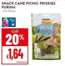 Pan Snack cane picnic friskies offerta