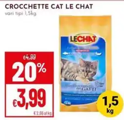 Pan Crocchette cat le chat offerta