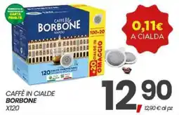 Eurospar Caffè in cialde Borbone offerta