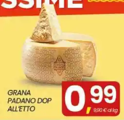 Despar Grana Padano DOP all'etto offerta