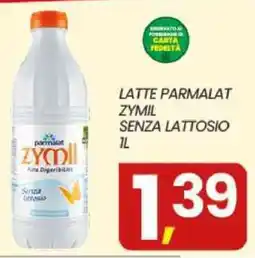 Eurospar Latte Parmalat Zymil senza lattosio offerta