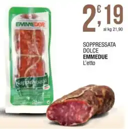 Sidis mini Soppressata dolce Emmedue offerta