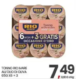 Eurospar Tonno Rio Mare all'olio di oliva offerta