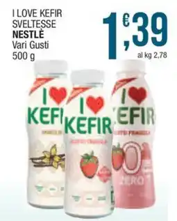 Sidis mini I love kefir sveltesse Nestlé offerta