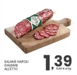 Despar Salame Napoli Galbani All'Etto offerta