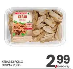 Eurospar Kebab di pollo Despar offerta