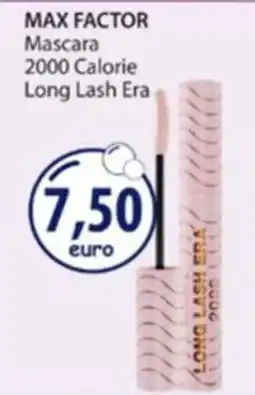 Acqua & Sapone Max Factor Mascara 2000 Calorie Long Lash Era offerta