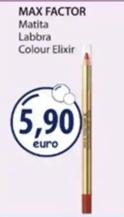 Acqua & Sapone Max Factor matita labbra colour elixir offerta