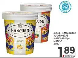 Eurospar Sorbetto Mancuso al limone offerta