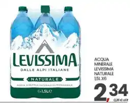 Eurospar Acqua minerale levissima naturale offerta