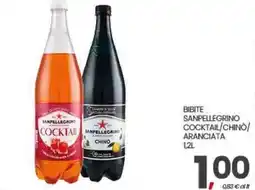 Eurospar Sanpellegrino Cocktail/Chinò/Aranciata offerta