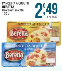 Sidis mini Pancetta a cubetti Beretta Dolce/Affumicata offerta