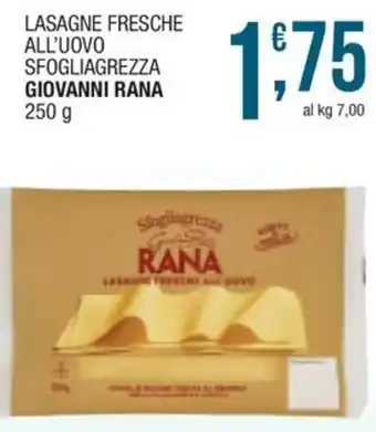 Lasagne fresche all'uovo Giovanni Rana