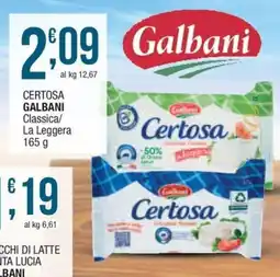 Sidis mini Certosa Galbani Classica offerta