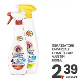 Eurospar Sgrassatore universale Chanteclair offerta