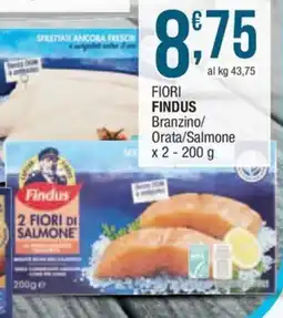 Sidis mini Fiori Findus Branzino/Orata/Salmone offerta