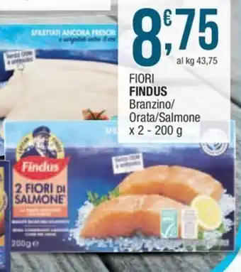 Sidis mini Fiori Findus Branzino/Orata/Salmone offerta