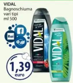 Acqua & Sapone Vidal Bagnoschiuma offerta