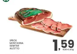 Despar Speck montagna Senfter all'etto offerta