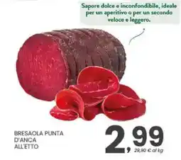 Despar Bresaola punta d'anca all'etto offerta