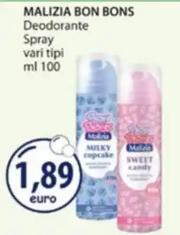 Acqua & Sapone Malizia bon bons deodorante spray offerta