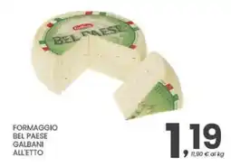 Despar Formaggio Bel Paese Galbani all'etto offerta