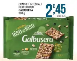 Sidis mini Cracker integrali riso su riso Galbusera offerta