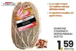Eurospar Guanciale stagionato Despar Premium offerta