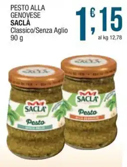 Sidis mini Pesto alla genovese Sacla offerta