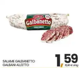 Eurospar Salame Galbanetto Galbani Alletto offerta